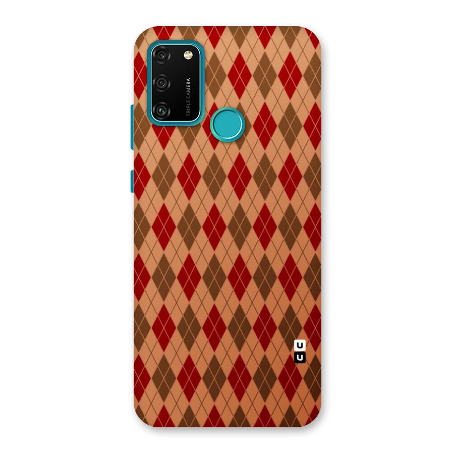 Tiny Checks Diamond Back Case for Honor 9A