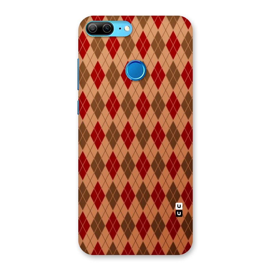 Tiny Checks Diamond Back Case for Honor 9 Lite