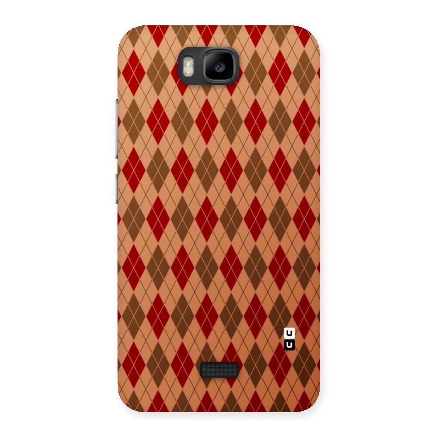 Tiny Checks Diamond Back Case for Honor Bee