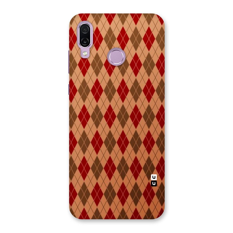 Tiny Checks Diamond Back Case for Honor Play