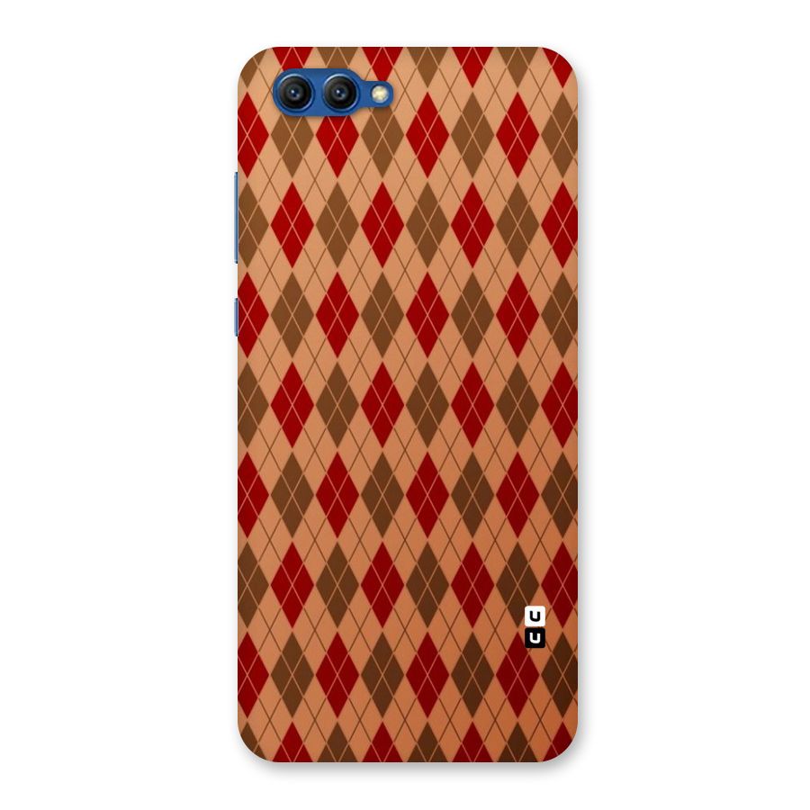 Tiny Checks Diamond Back Case for Honor View 10
