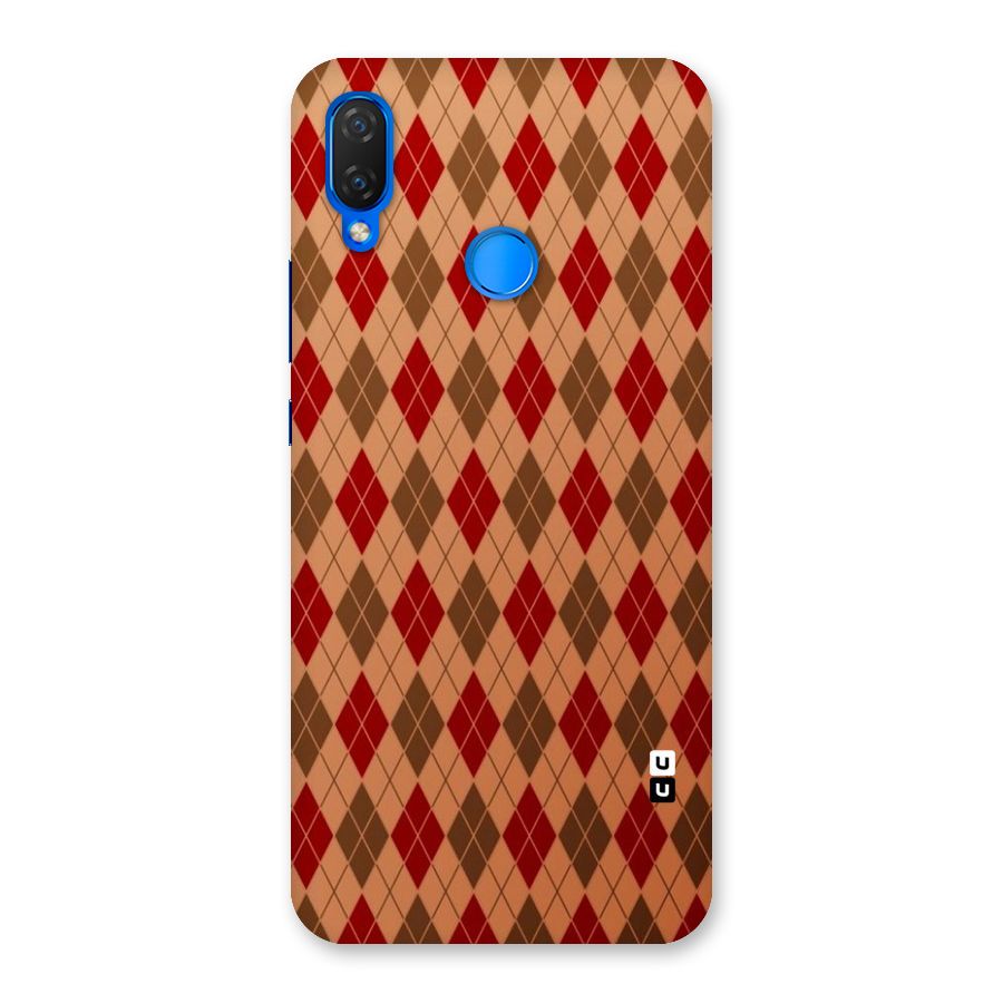 Tiny Checks Diamond Back Case for Huawei P Smart+