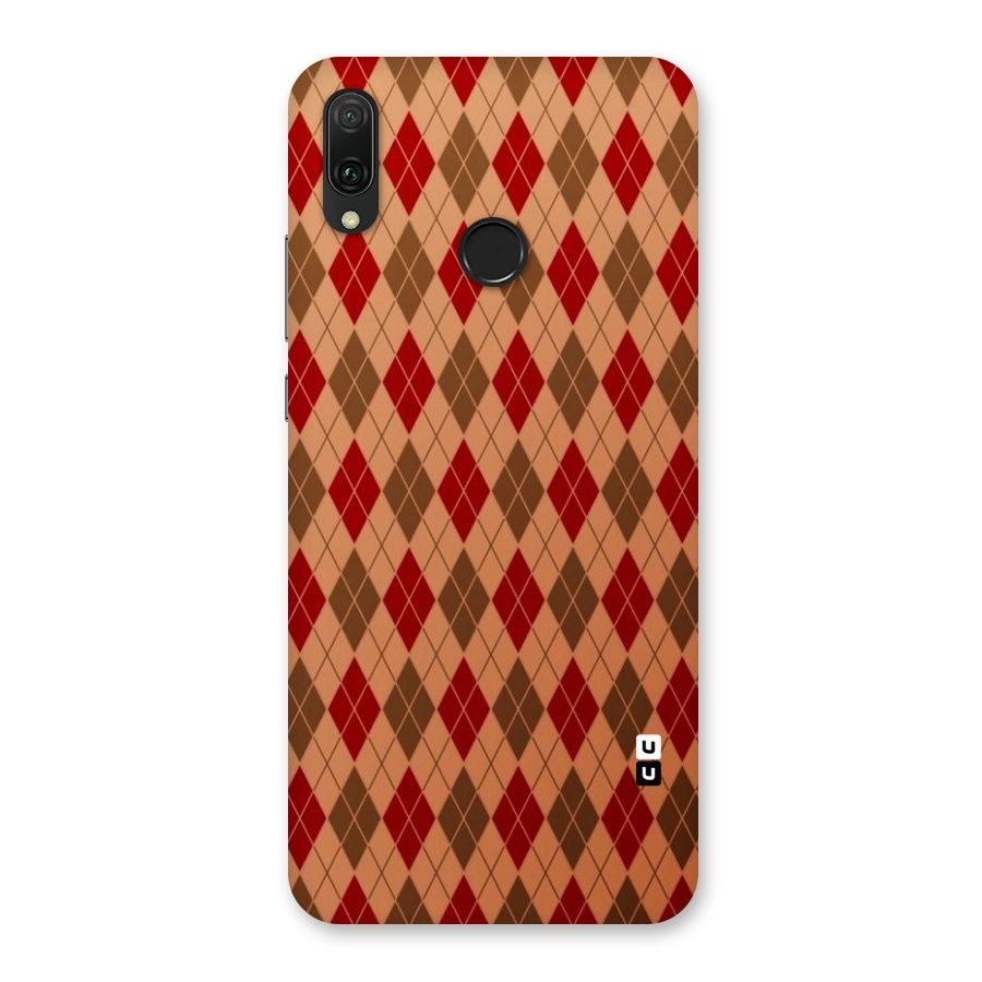 Tiny Checks Diamond Back Case for Huawei Y9 (2019)