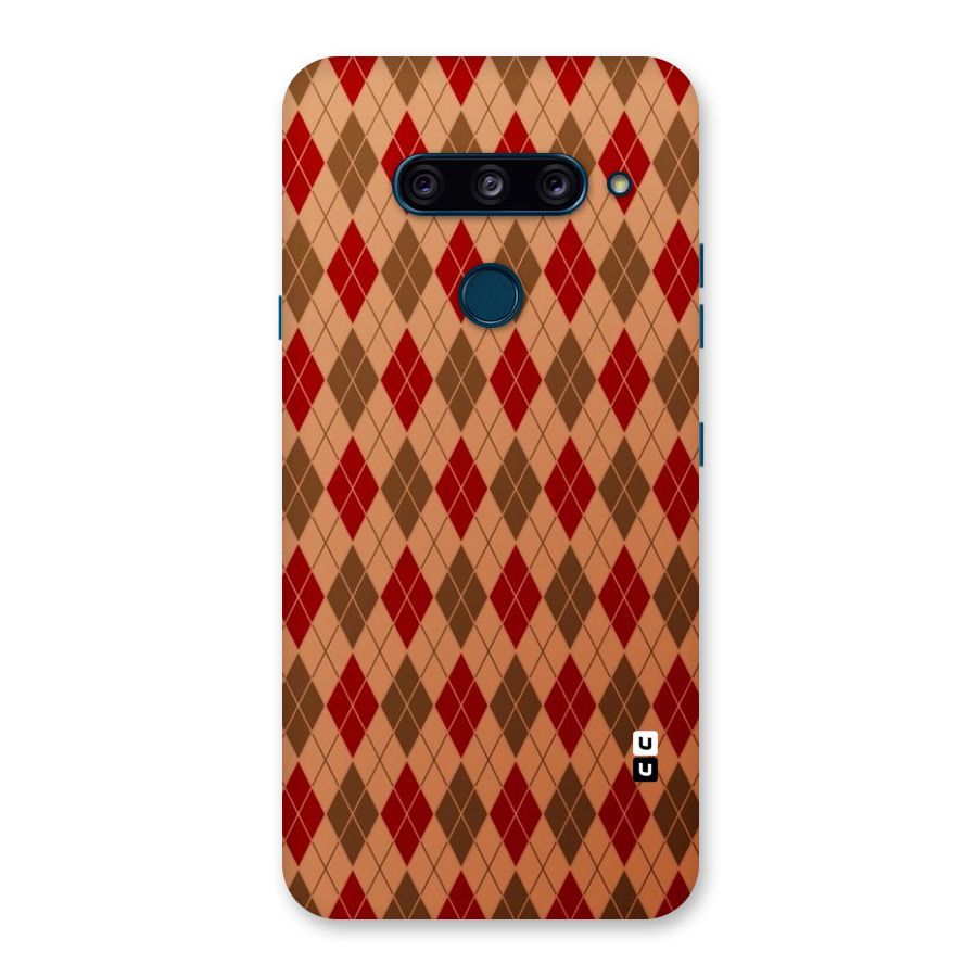 Tiny Checks Diamond Back Case for LG  V40 ThinQ