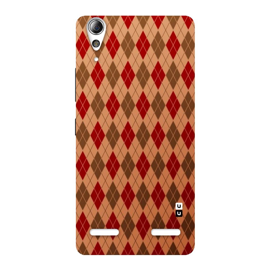 Tiny Checks Diamond Back Case for Lenovo A6000 Plus