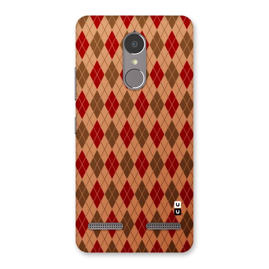 Tiny Checks Diamond Back Case for Lenovo K6