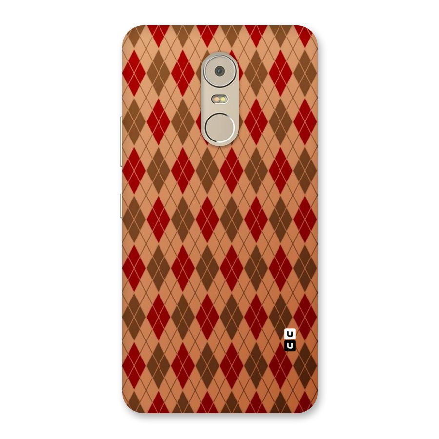 Tiny Checks Diamond Back Case for Lenovo K6 Note