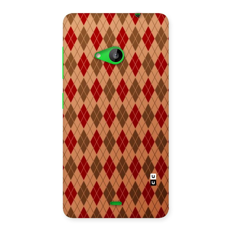 Tiny Checks Diamond Back Case for Lumia 535