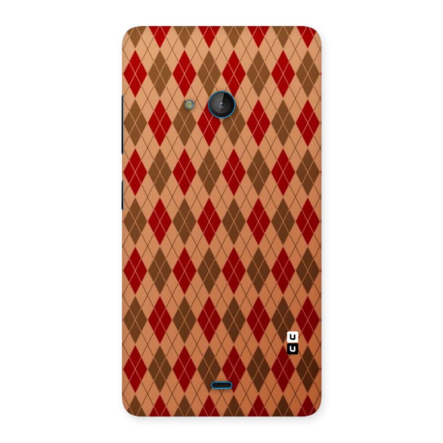 Tiny Checks Diamond Back Case for Lumia 540