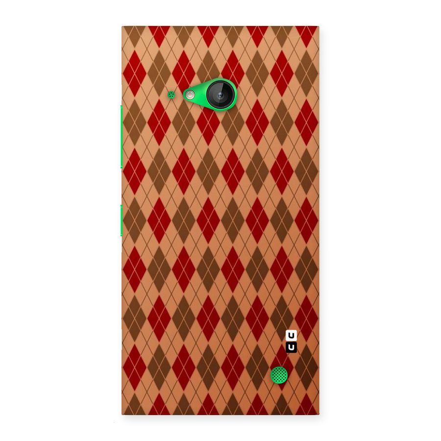 Tiny Checks Diamond Back Case for Lumia 730