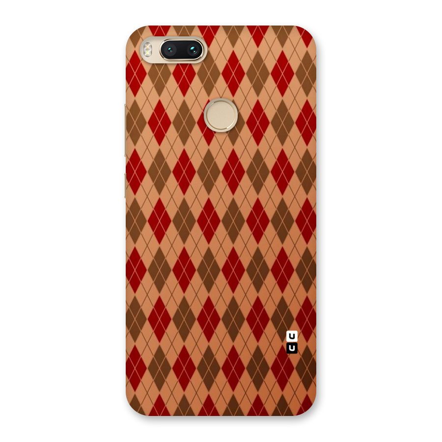 Tiny Checks Diamond Back Case for Mi A1
