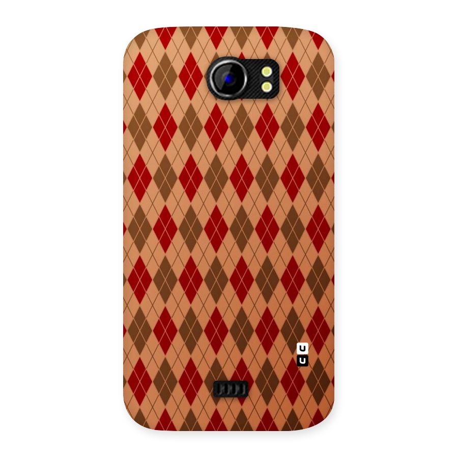 Tiny Checks Diamond Back Case for Micromax Canvas 2 A110