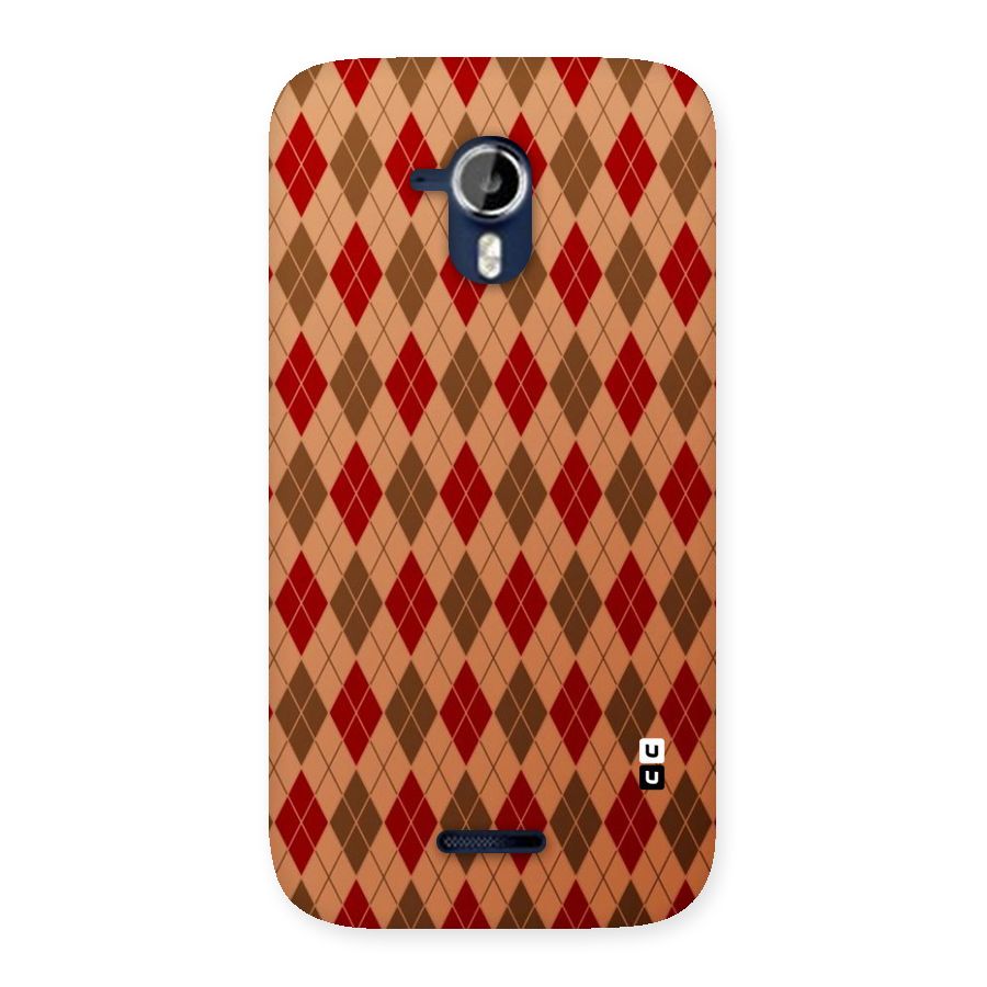 Tiny Checks Diamond Back Case for Micromax Canvas Magnus A117