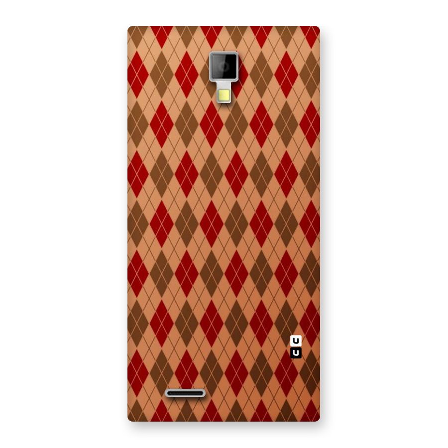 Tiny Checks Diamond Back Case for Micromax Canvas Xpress A99