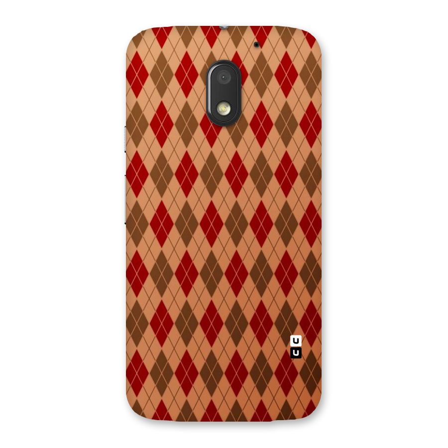 Tiny Checks Diamond Back Case for Moto E3 Power
