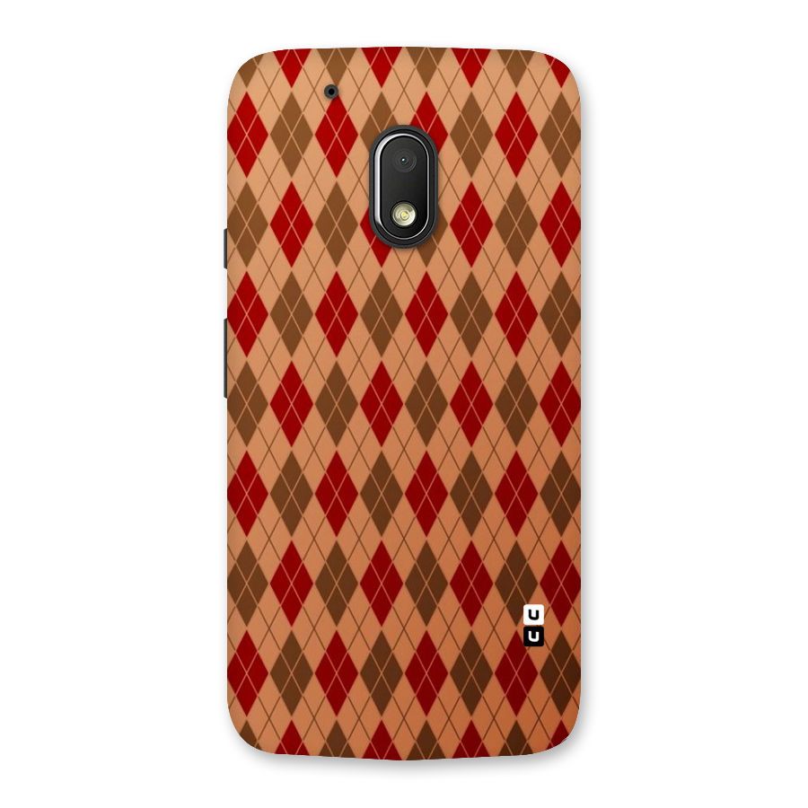 Tiny Checks Diamond Back Case for Moto G4 Play
