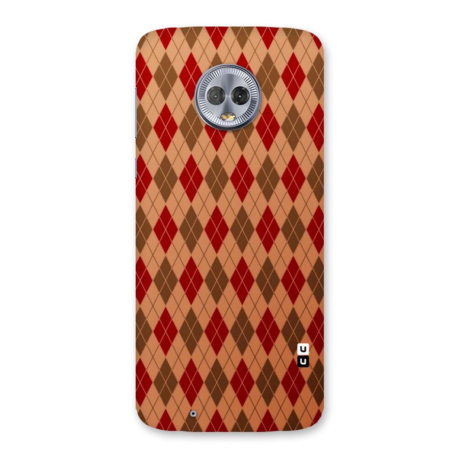 Tiny Checks Diamond Back Case for Moto G6