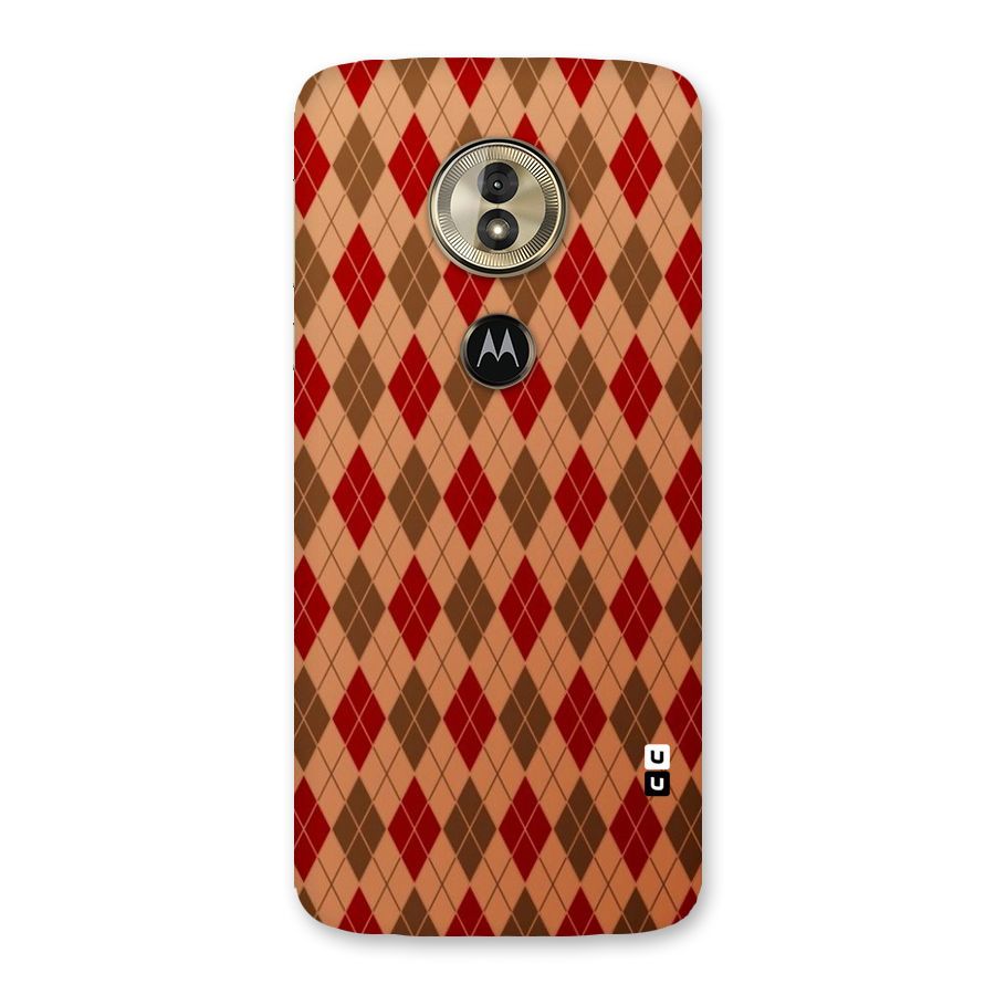 Tiny Checks Diamond Back Case for Moto G6 Play