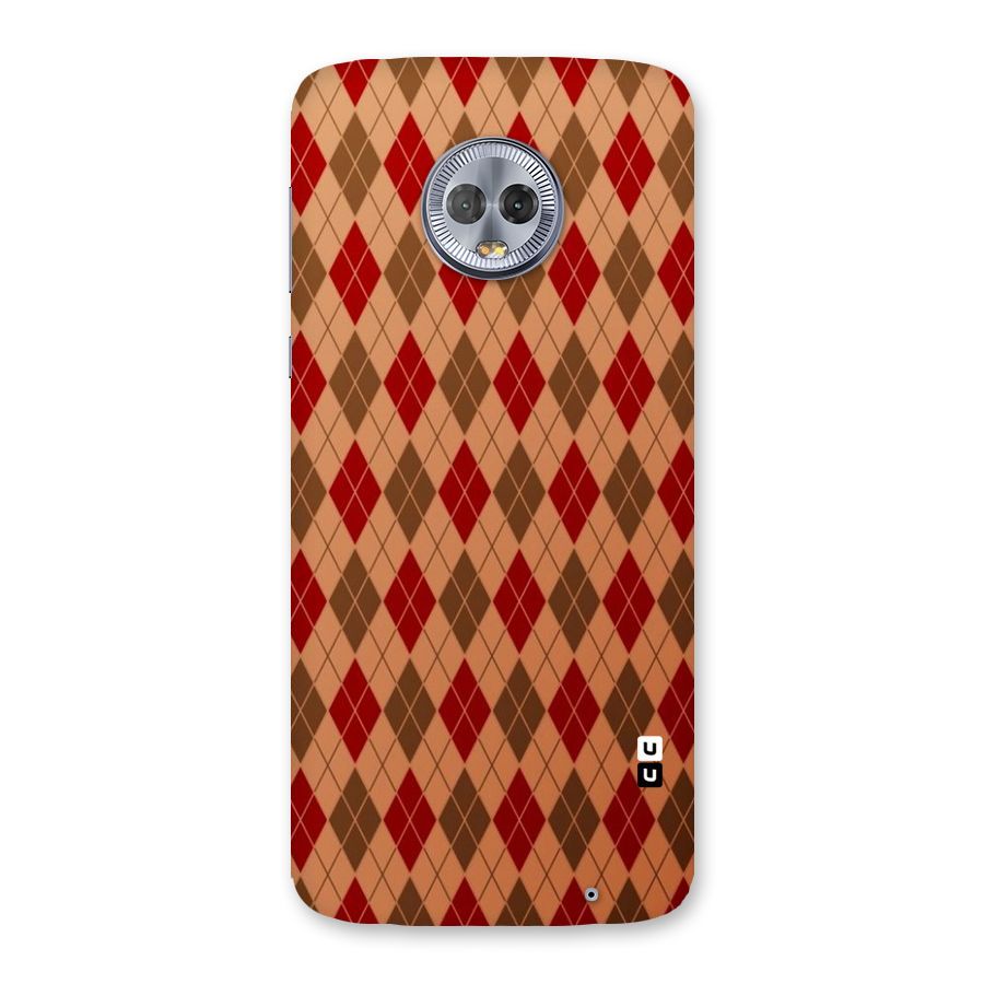 Tiny Checks Diamond Back Case for Moto G6 Plus
