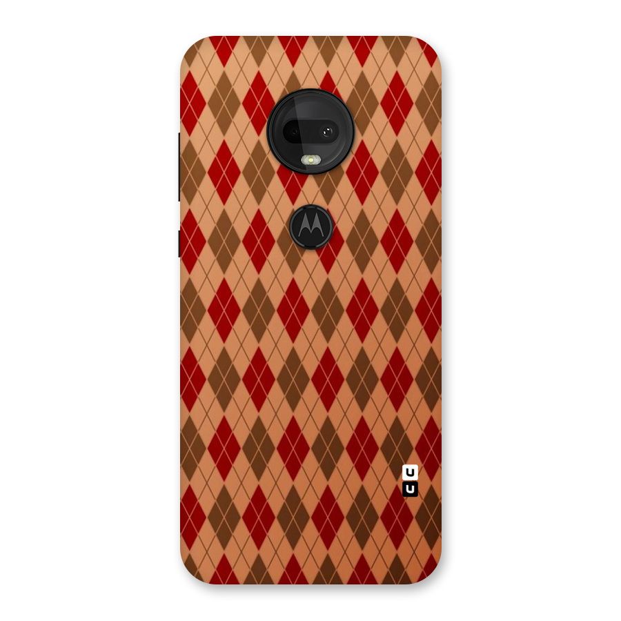 Tiny Checks Diamond Back Case for Moto G7