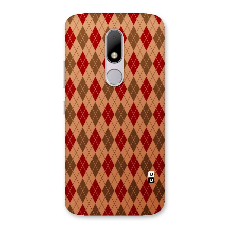 Tiny Checks Diamond Back Case for Moto M