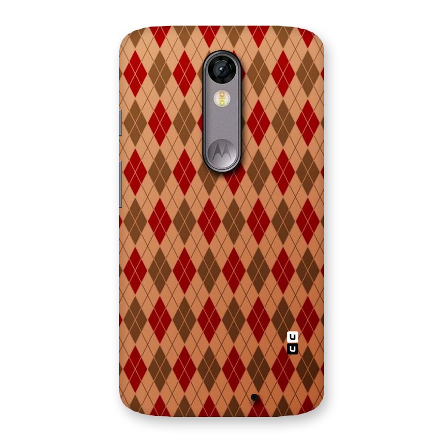 Tiny Checks Diamond Back Case for Moto X Force