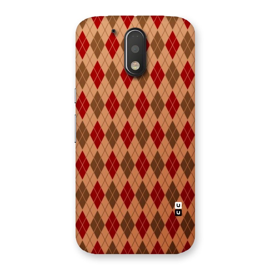 Tiny Checks Diamond Back Case for Motorola Moto G4 Plus