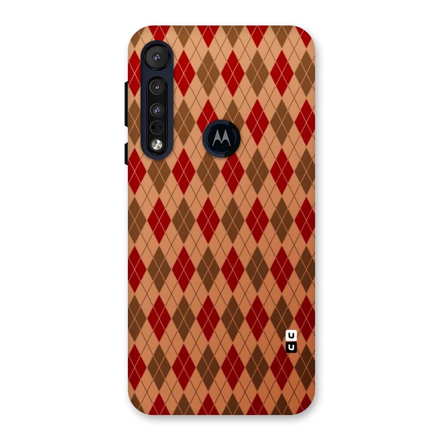 Tiny Checks Diamond Back Case for Motorola One Macro