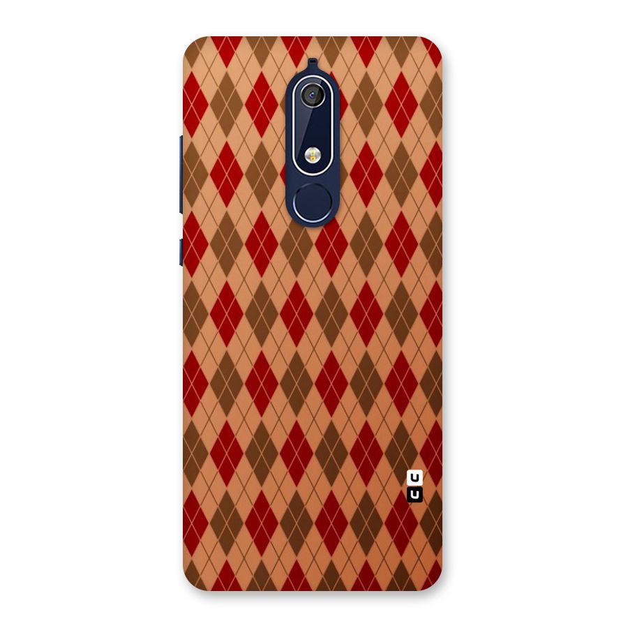 Tiny Checks Diamond Back Case for Nokia 5.1