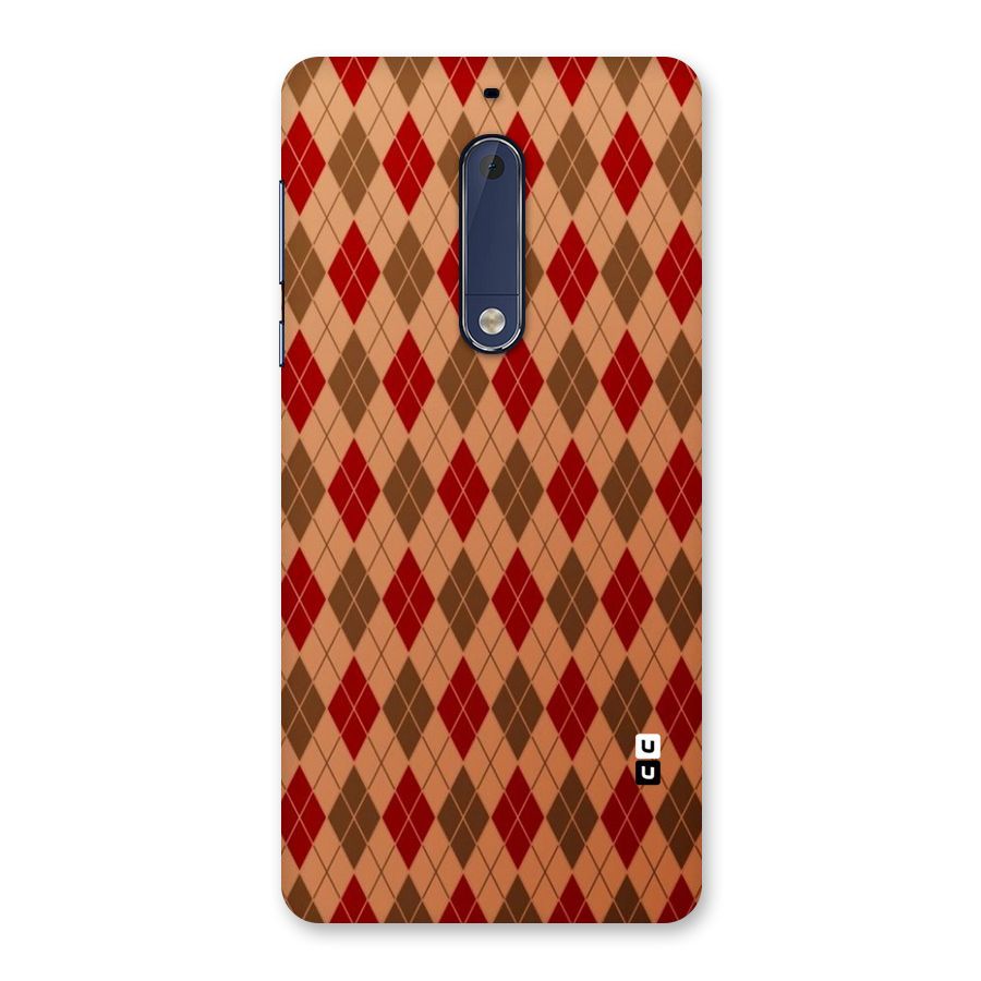 Tiny Checks Diamond Back Case for Nokia 5