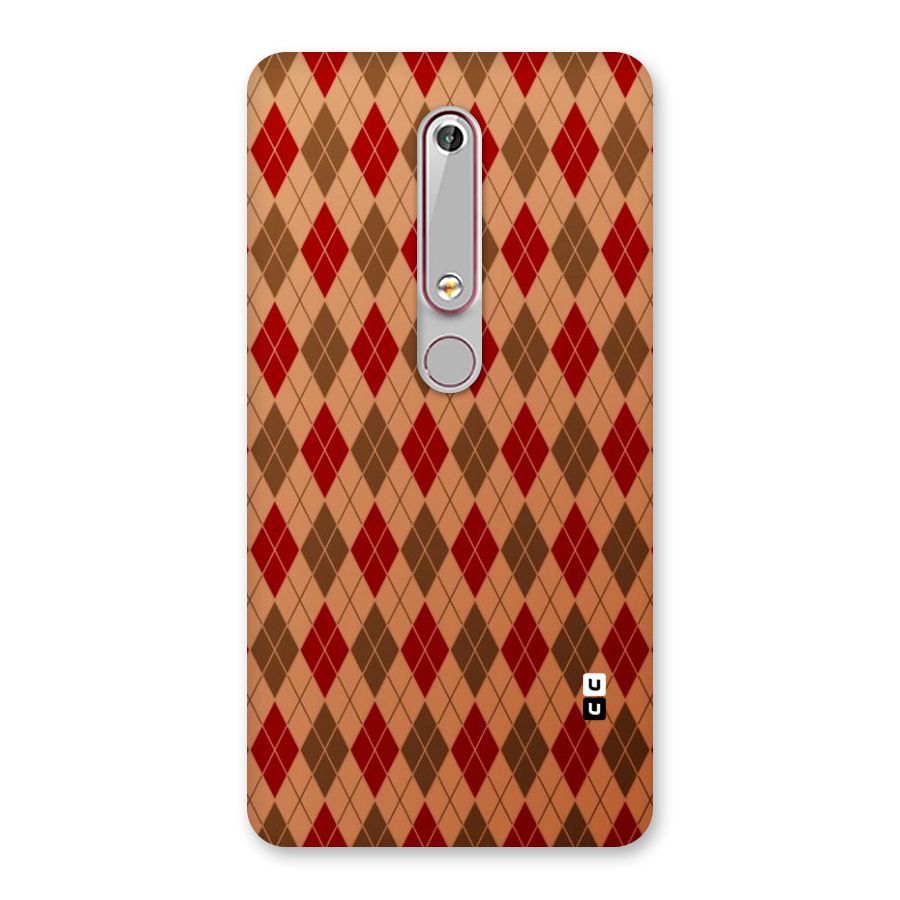 Tiny Checks Diamond Back Case for Nokia 6.1