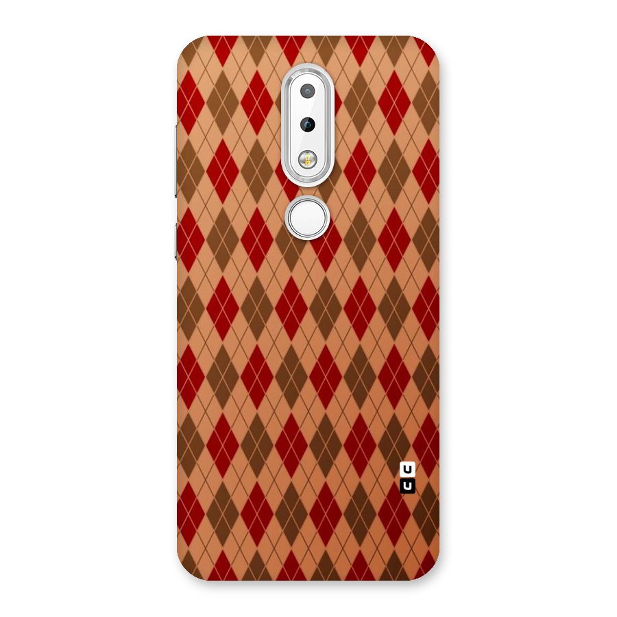 Tiny Checks Diamond Back Case for Nokia 6.1 Plus