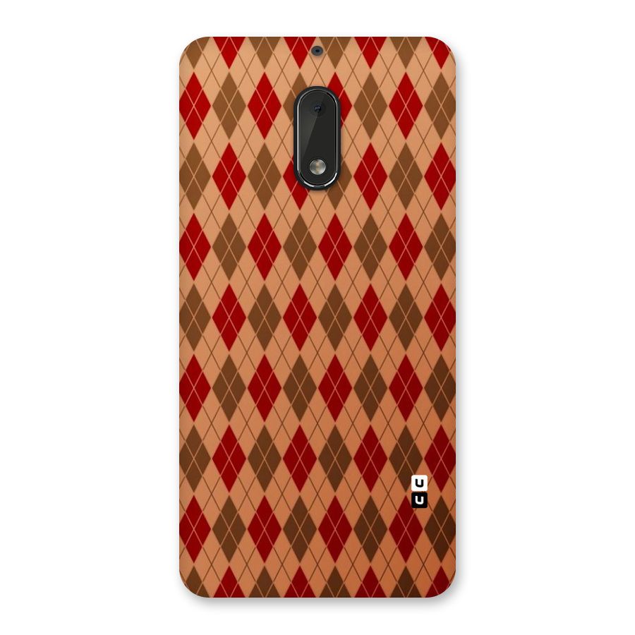 Tiny Checks Diamond Back Case for Nokia 6