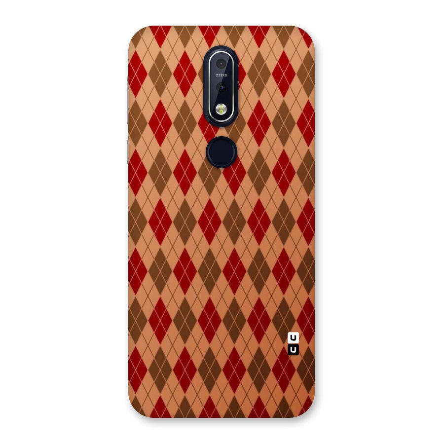 Tiny Checks Diamond Back Case for Nokia 7.1