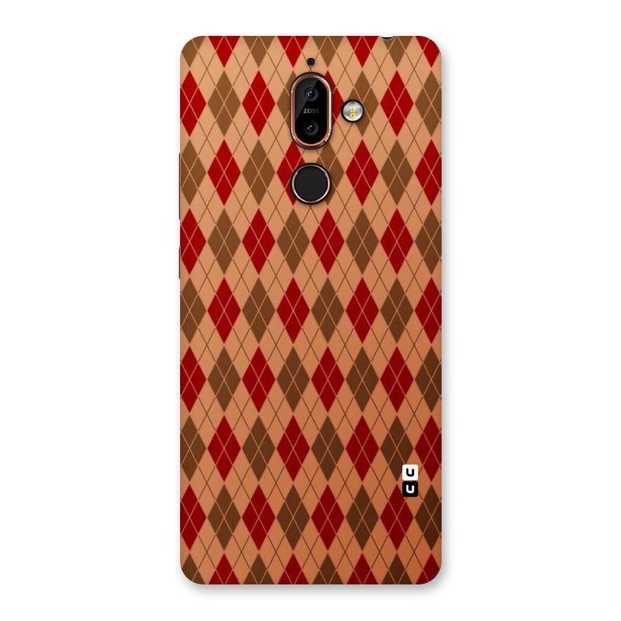 Tiny Checks Diamond Back Case for Nokia 7 Plus