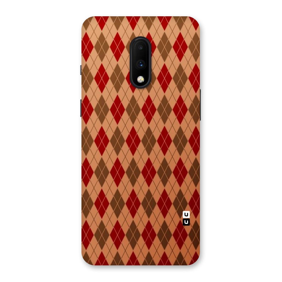 Tiny Checks Diamond Back Case for OnePlus 7