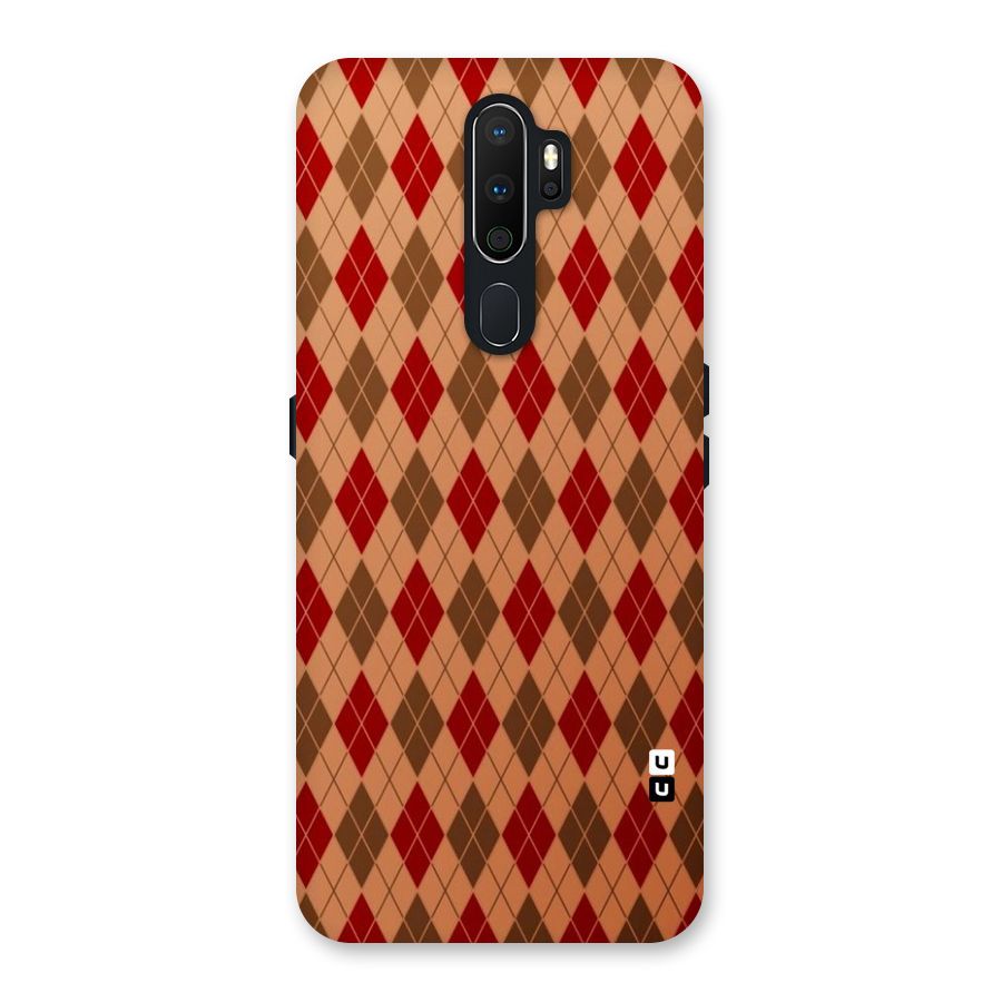 Tiny Checks Diamond Back Case for Oppo A5 (2020)