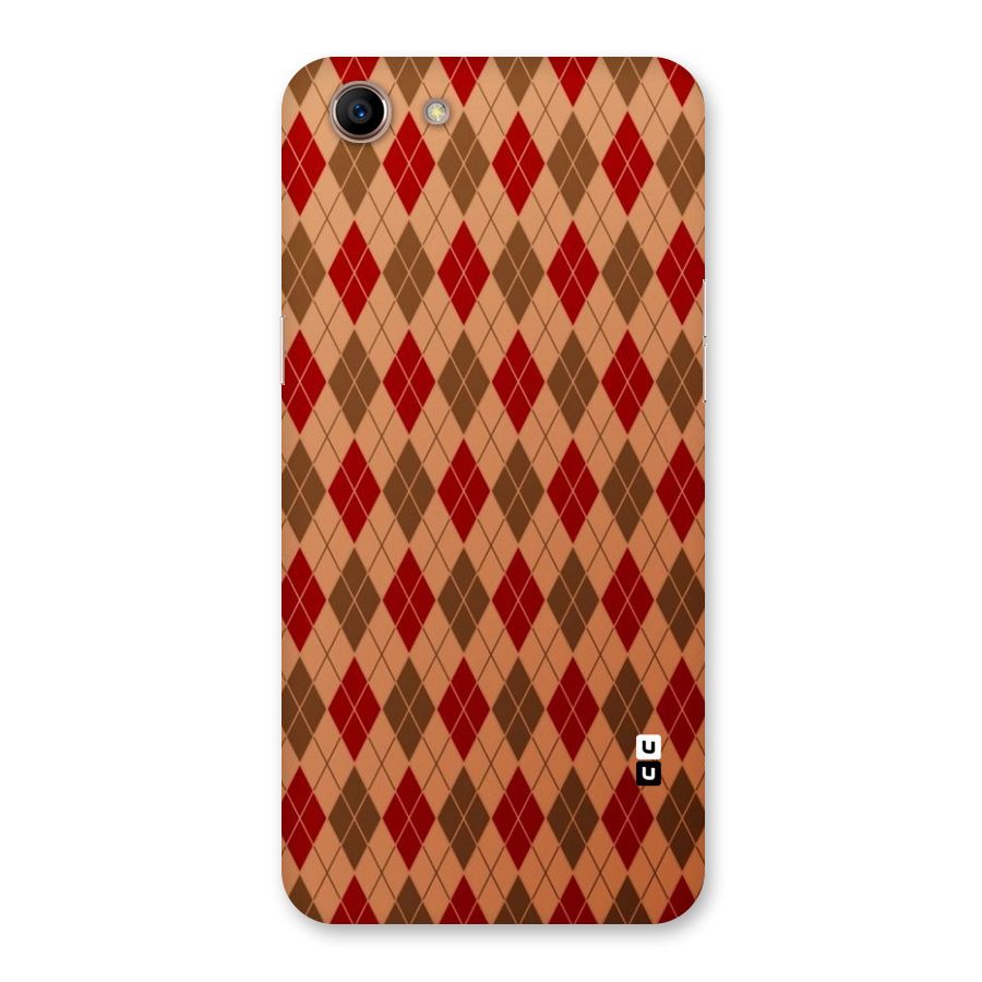 Tiny Checks Diamond Back Case for Oppo A83 (2018)
