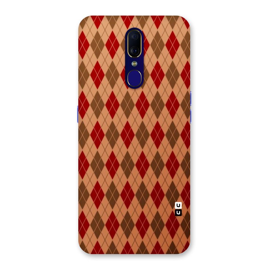 Tiny Checks Diamond Back Case for Oppo F11