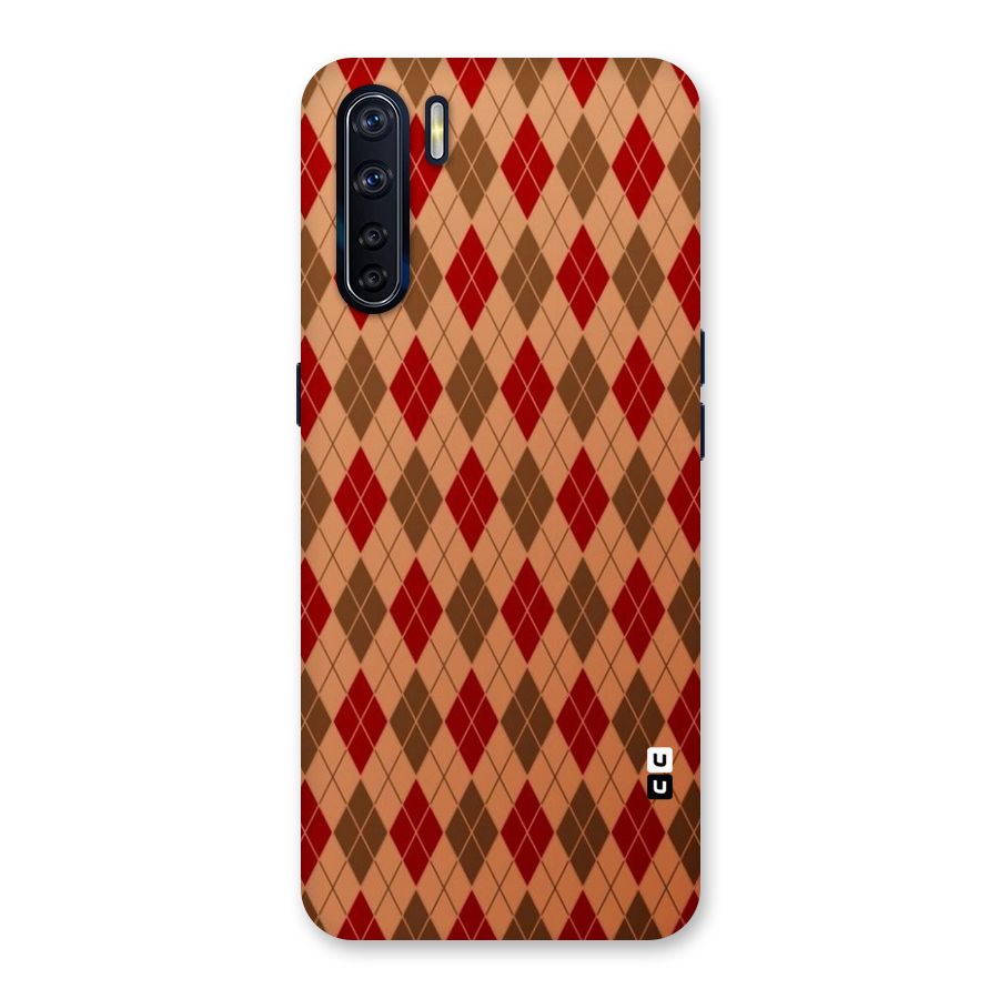 Tiny Checks Diamond Back Case for Oppo F15