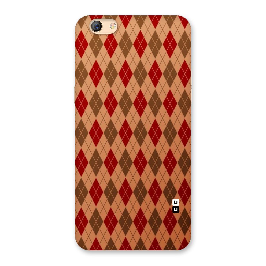 Tiny Checks Diamond Back Case for Oppo F3 Plus