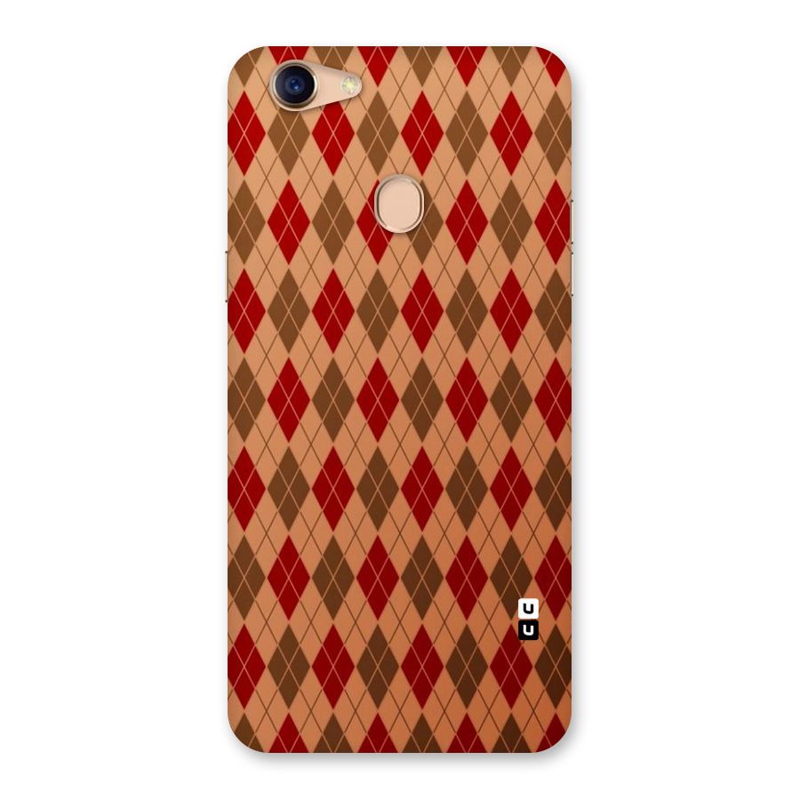 Tiny Checks Diamond Back Case for Oppo F5