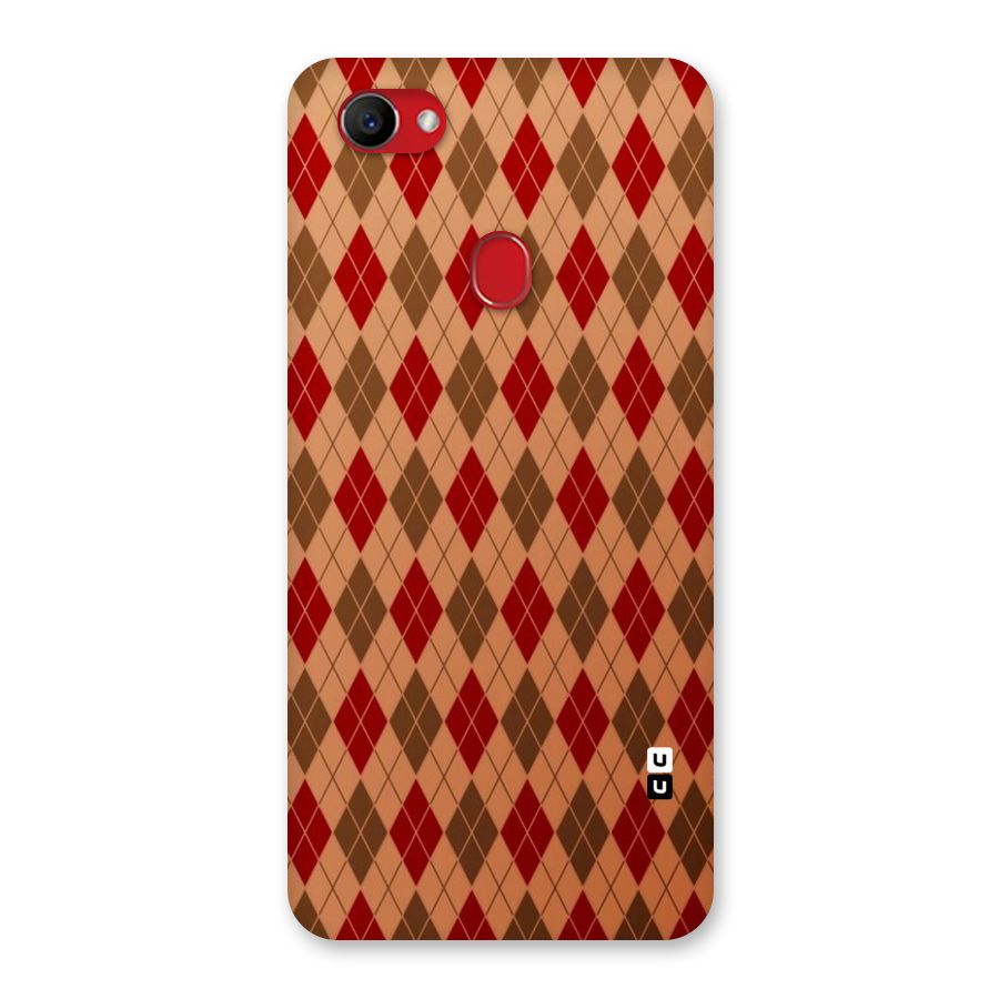 Tiny Checks Diamond Back Case for Oppo F7