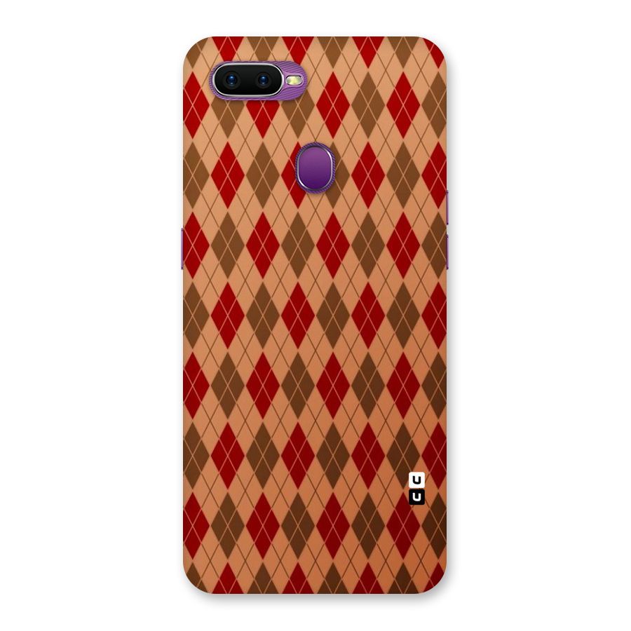 Tiny Checks Diamond Back Case for Oppo F9