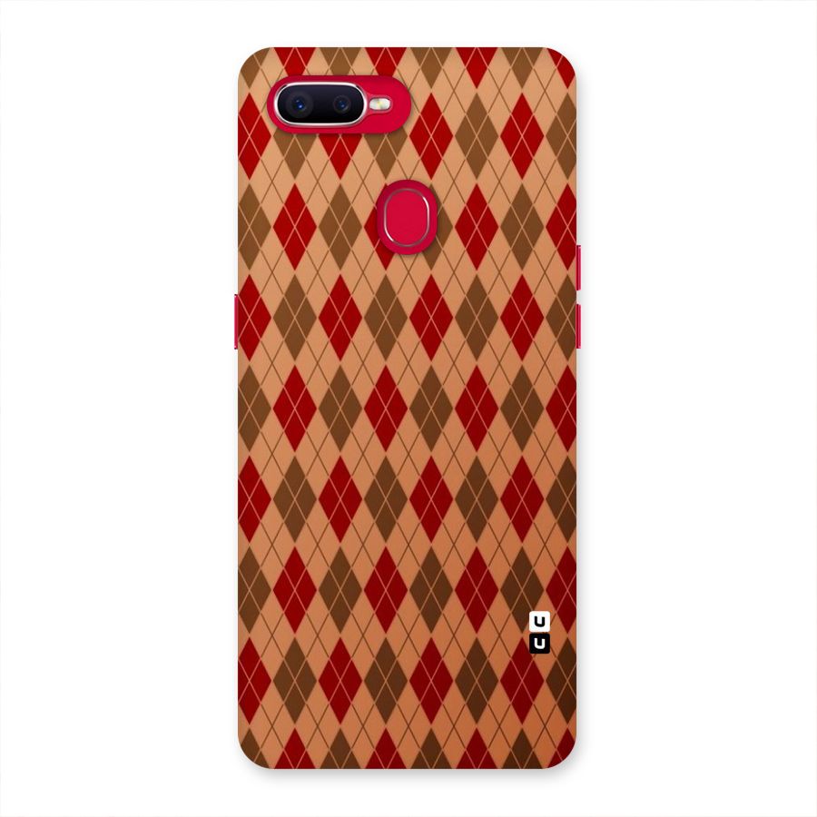 Tiny Checks Diamond Back Case for Oppo F9 Pro