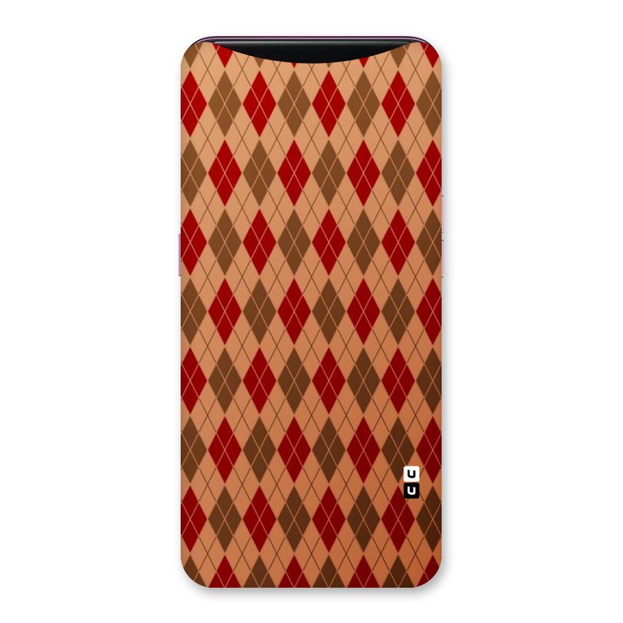Tiny Checks Diamond Back Case for Oppo Find X