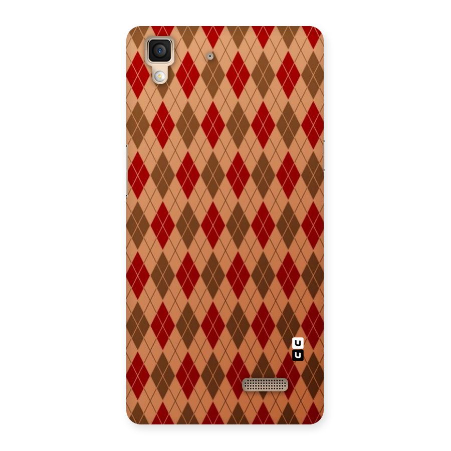 Tiny Checks Diamond Back Case for Oppo R7