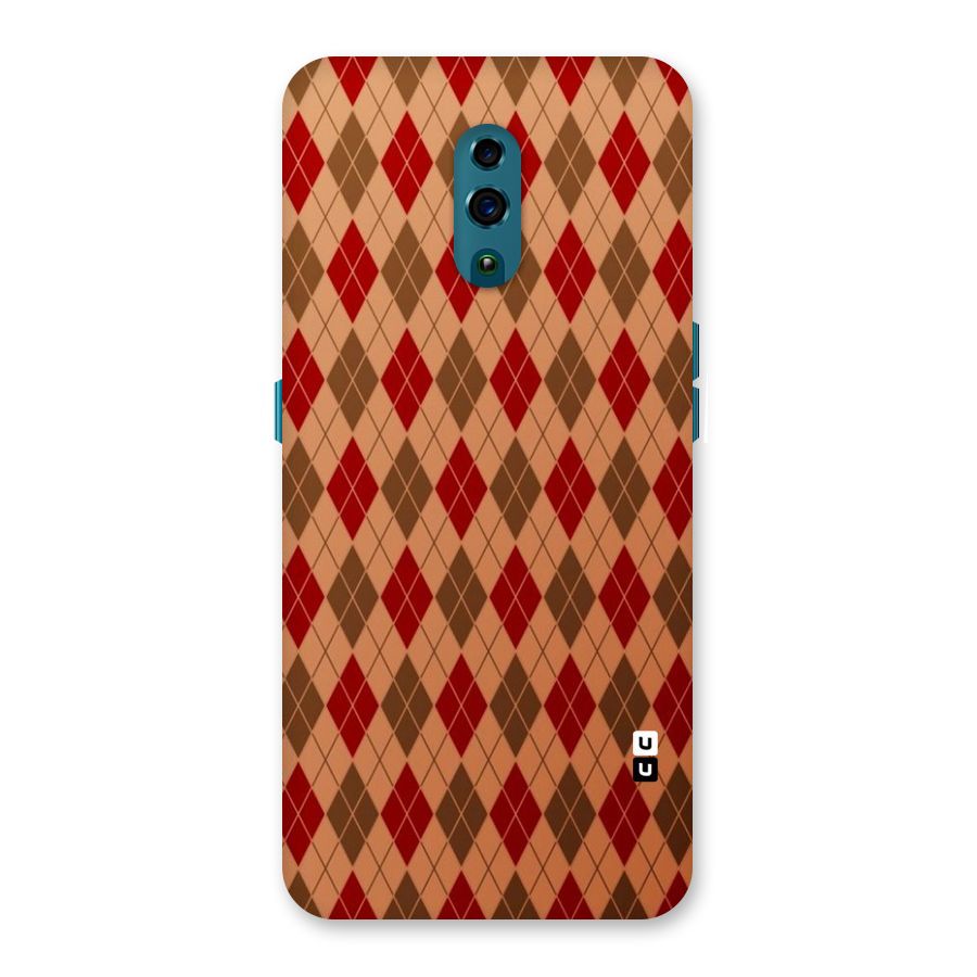 Tiny Checks Diamond Back Case for Oppo Reno