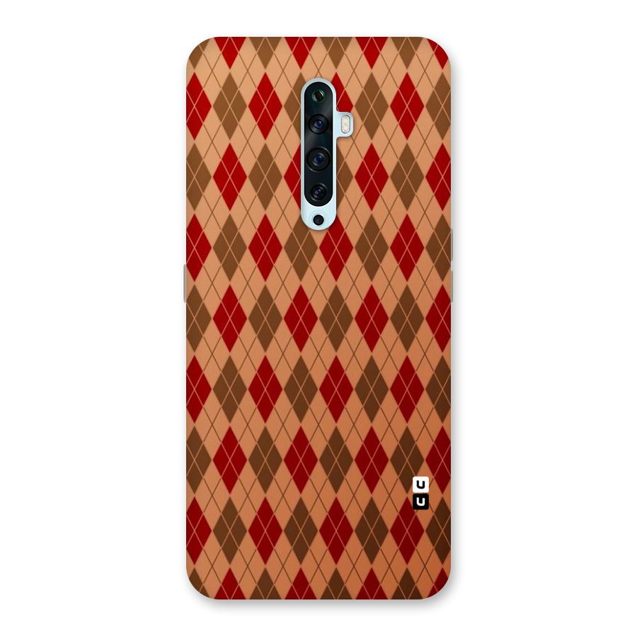 Tiny Checks Diamond Back Case for Oppo Reno2 Z