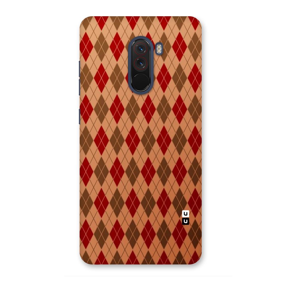 Tiny Checks Diamond Back Case for Poco F1